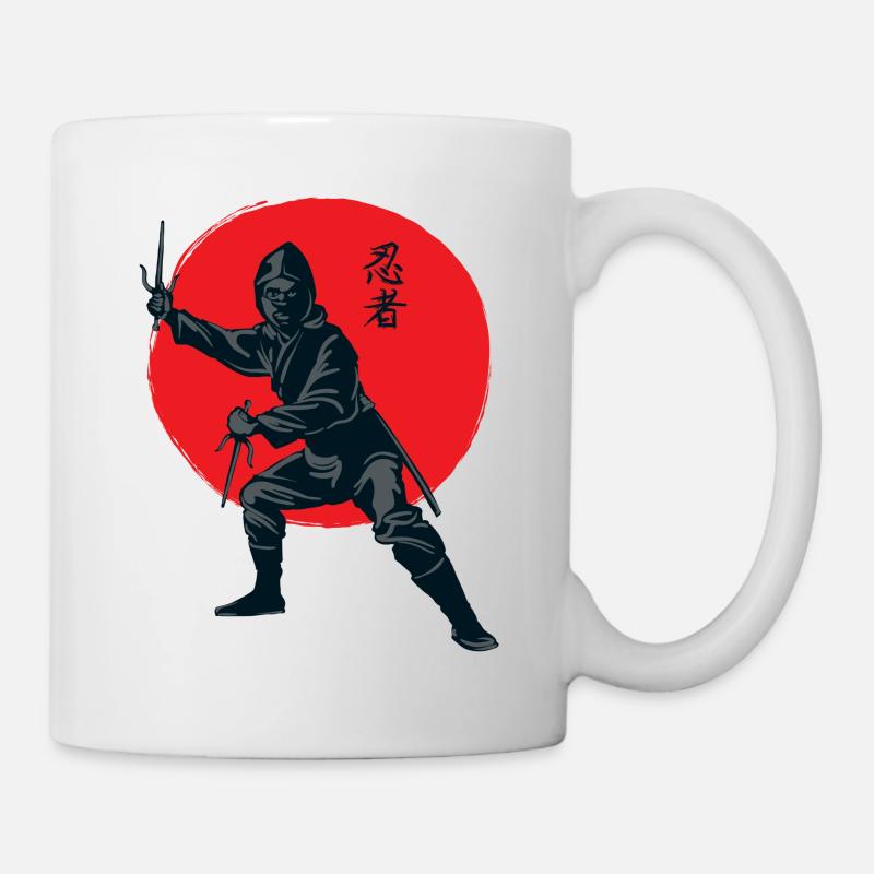 Ninja Japonais - Art martiaux - Judo & Karaté - Mug blanc - blanc