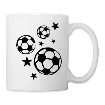 football ball andoile sport - Mug - white - Right