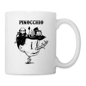 Pinocchio - Tasse - Weiß - Rechts