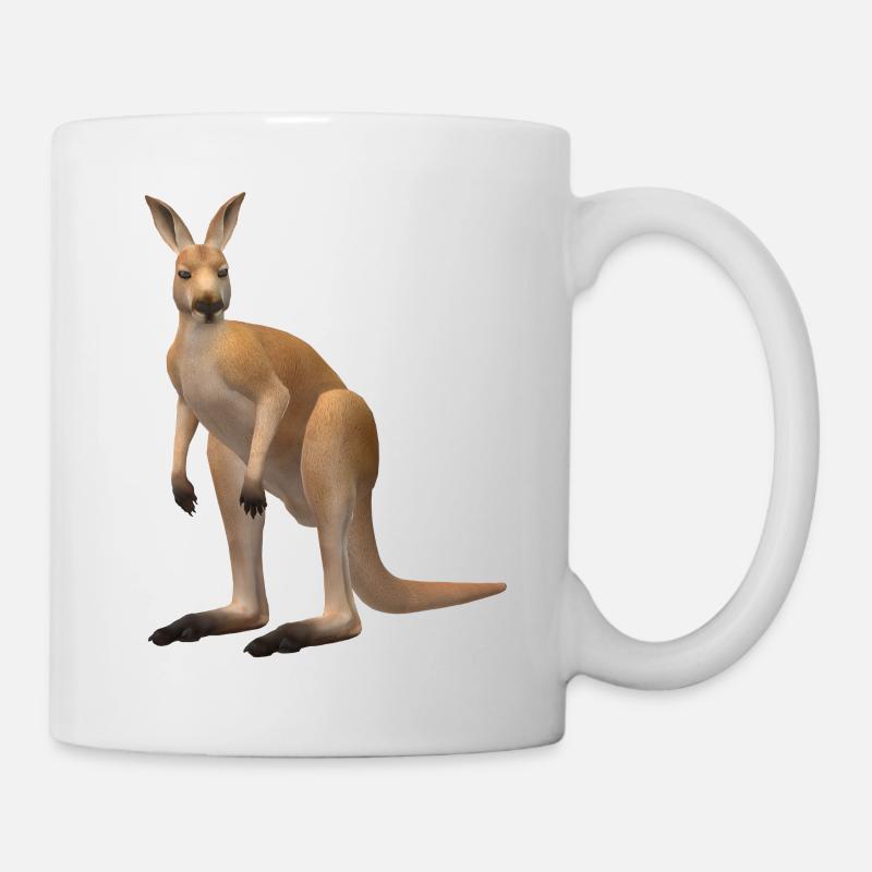 Kangourou 3D - Mug blanc - blanc