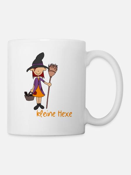 Kleine Hexe - Tasse - Weiß