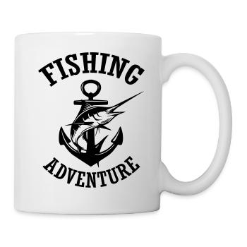 Fishing adventure - Mug - white - Right