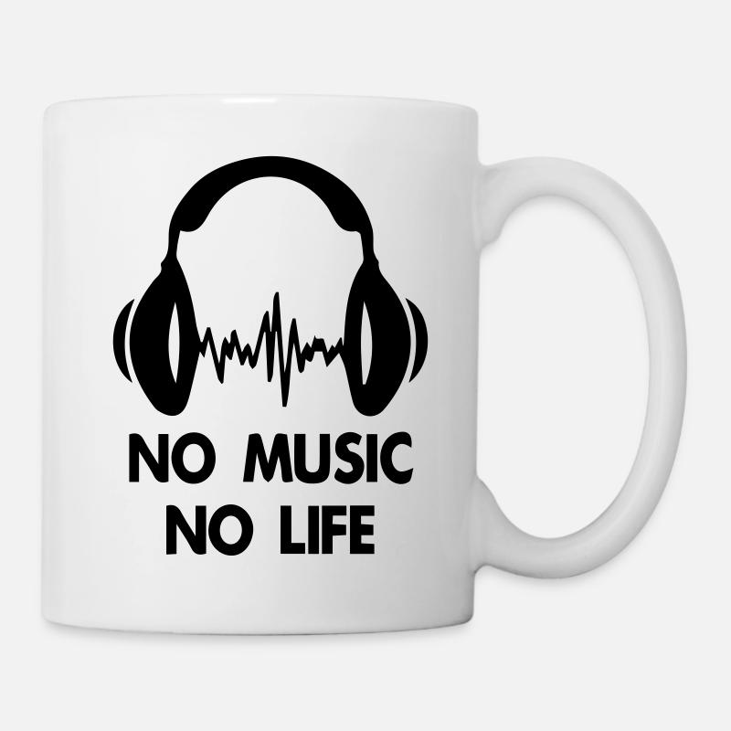 Pas de musique, pas de vie - Mug blanc - blanc