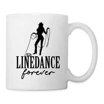 linedance forever - Mug - white - Right
