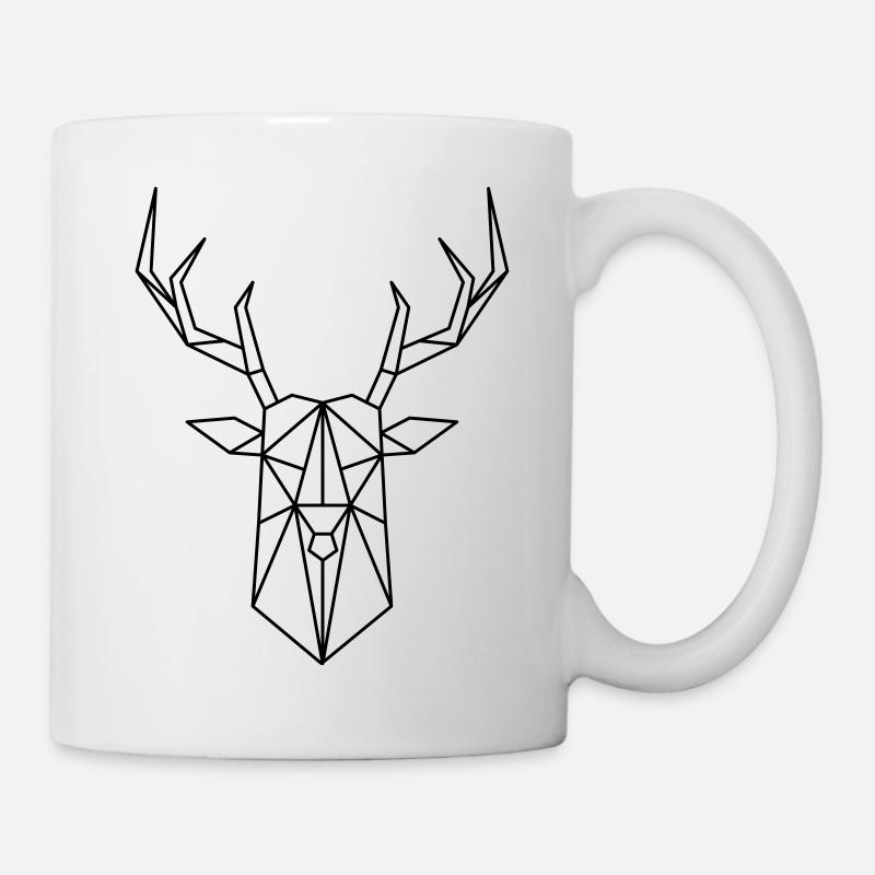 Deer Animal Minimal - Mug - white