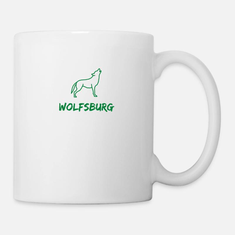 Wolfsburg Wolf - Mug - white