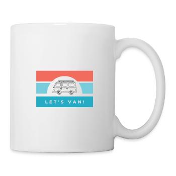 Van, travel, camping, bus - Mug - white - Right