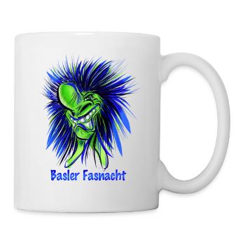 WAGGIS FACE BLUE - Tasse - Weiß - Rechts