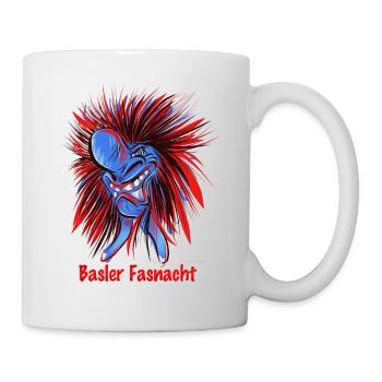 WAGGIS FACE FASNACHT - Tasse - Weiß - Rechts