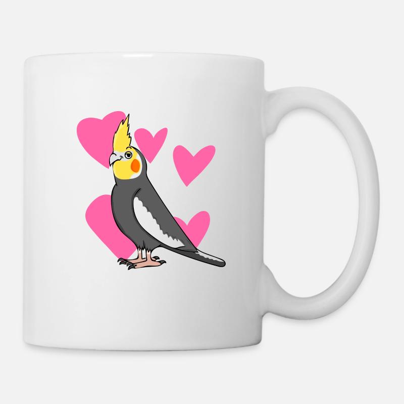 Nymphenssittich - Mug blanc - blanc