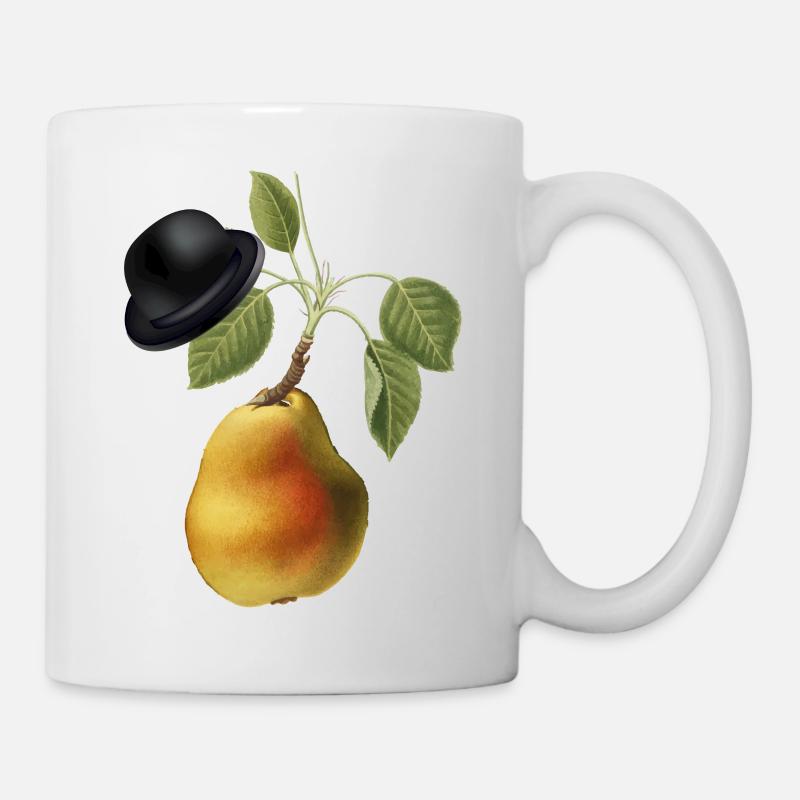 Magritte et la poire - Mug blanc - blanc