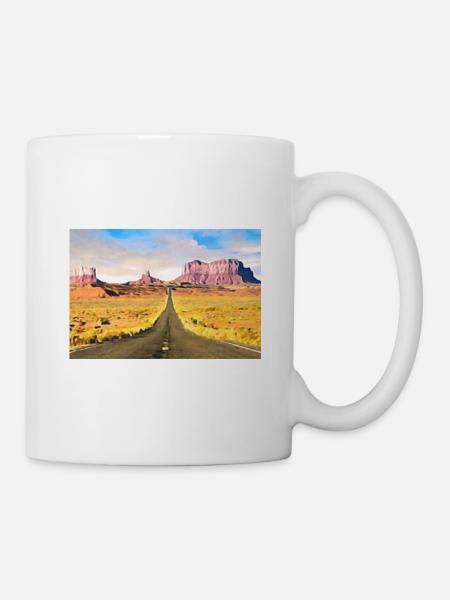 USA Nature Design - Tasse - Weiß
