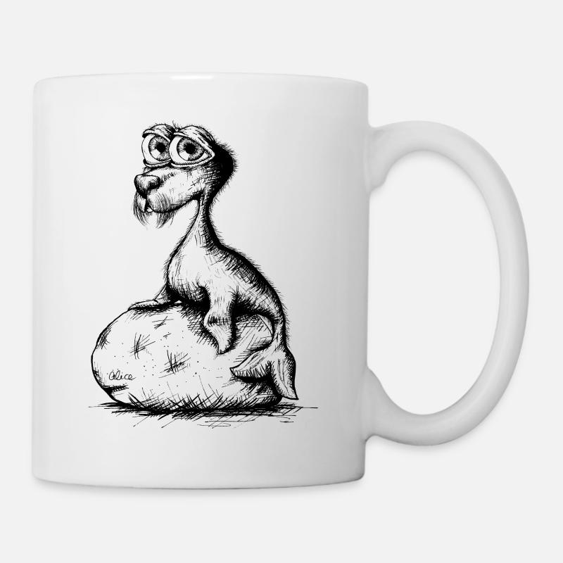 phoque flou - Mug blanc - blanc