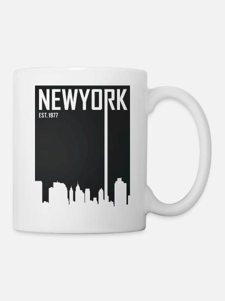 New York Skyline - Mug - white