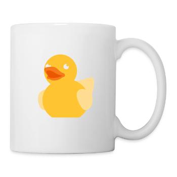 Canard en caoutchouc canard en caoutchouc - Mug blanc - blanc - Droite