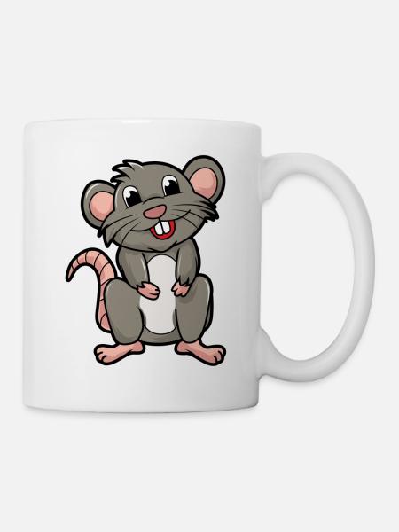 rat - Mug blanc - blanc