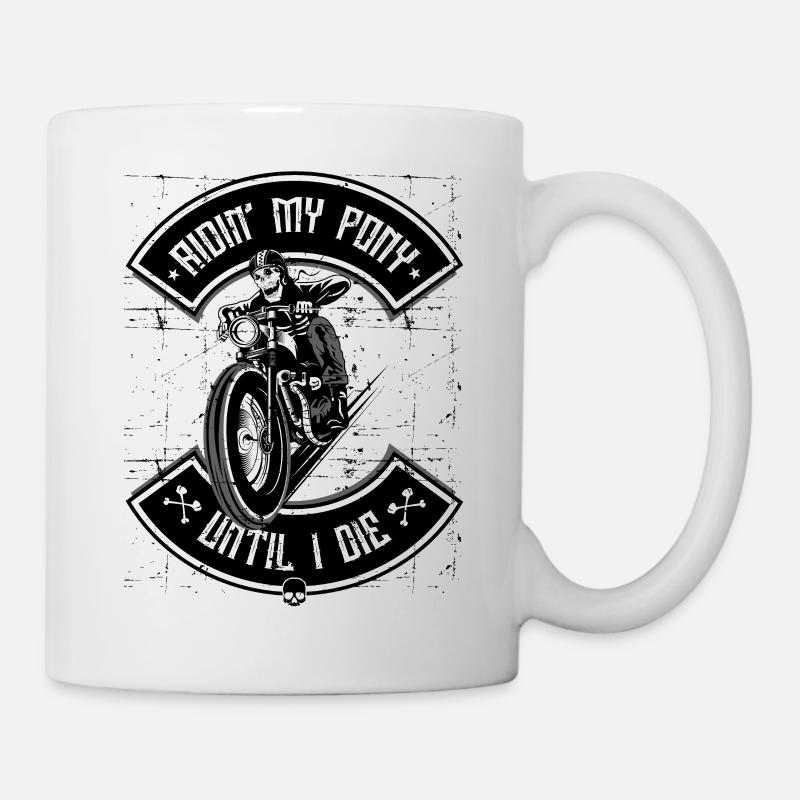 MOTORRAD BIKER CHOPPER - Tasse - Weiß