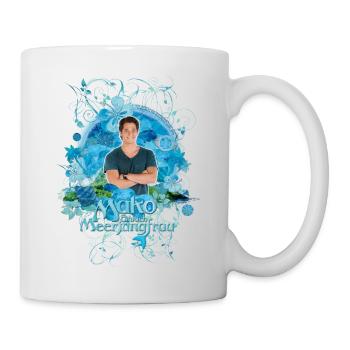 Mako Einfach Meerjungfrau Zac - Tasse - Weiß - Rechts