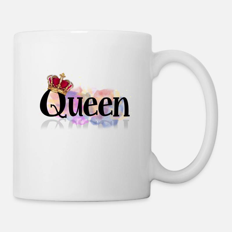 Königin Krone - Tasse - Weiß