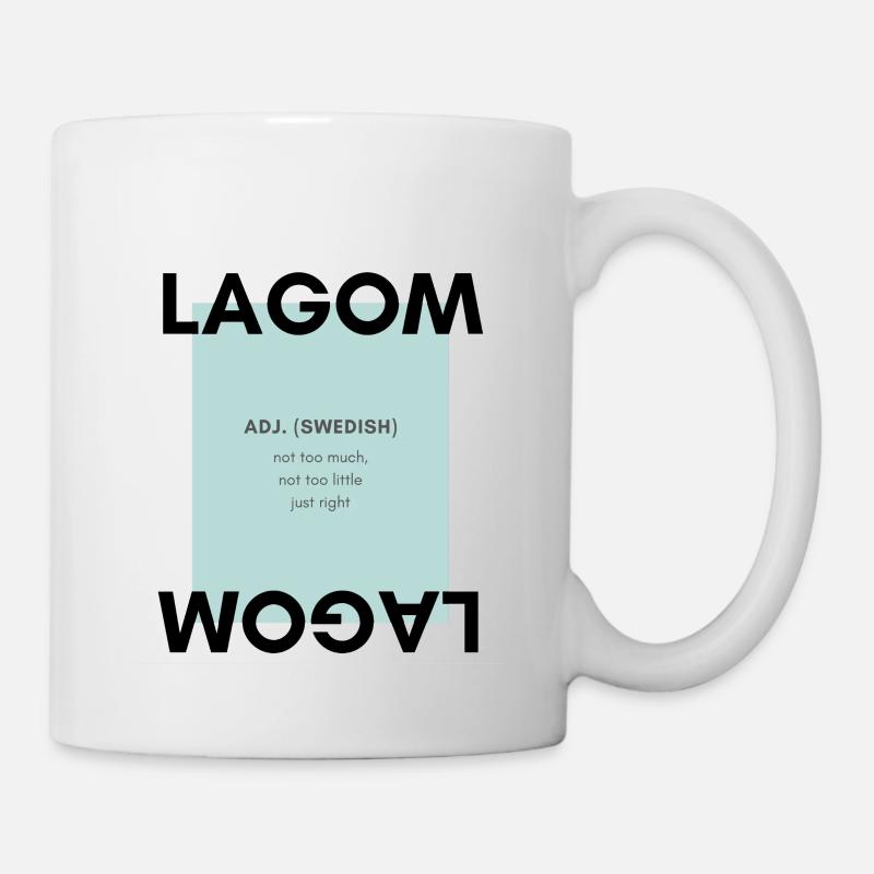 Lagom - Mug blanc - blanc