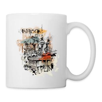 Berlin Art Collage - Mug - white - Right