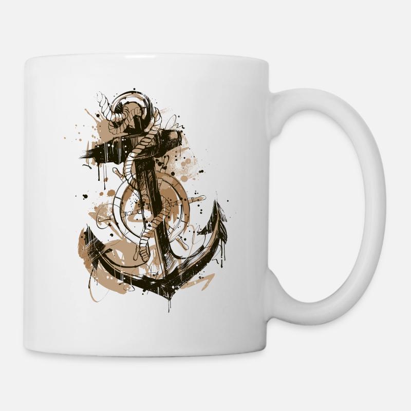 Ancre baltique - Mug blanc - blanc