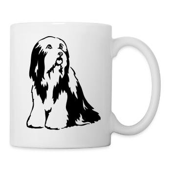 Bearded Collie - Mug blanc - blanc - Droite