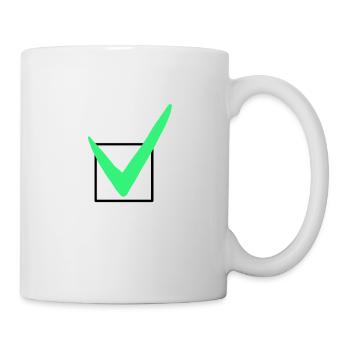 Check mark - sign - Mug - white - Right