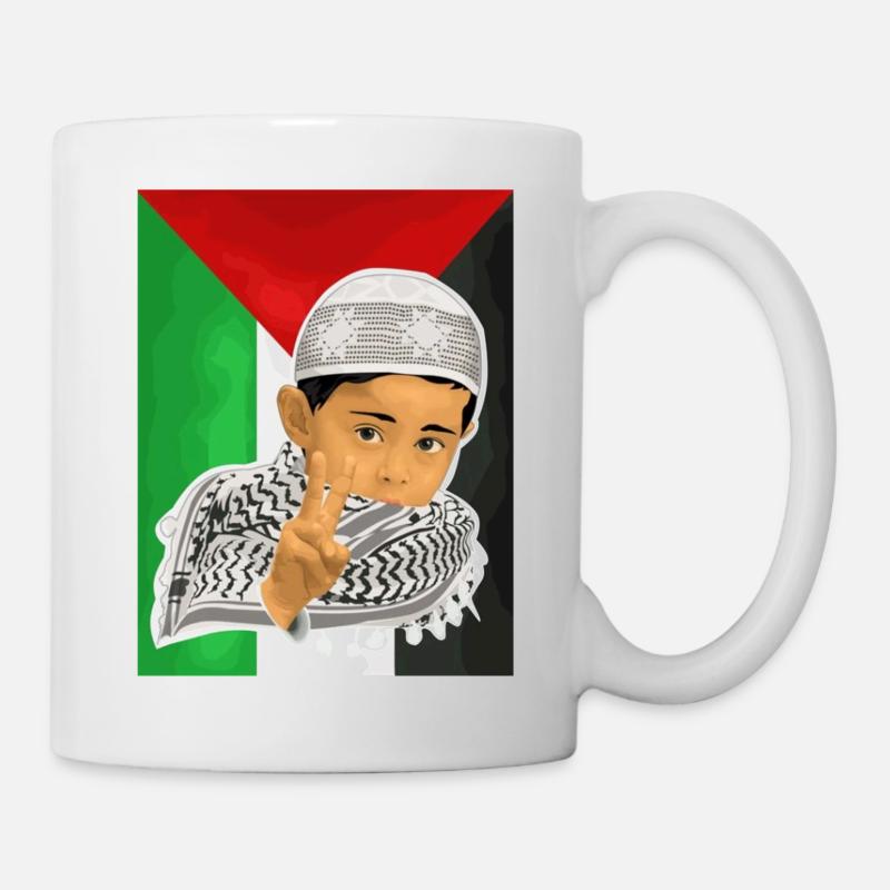 Palästina - Geschenkidee - Tasse - Weiß