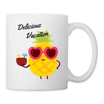 Delicious vacation - Mug - white - Right