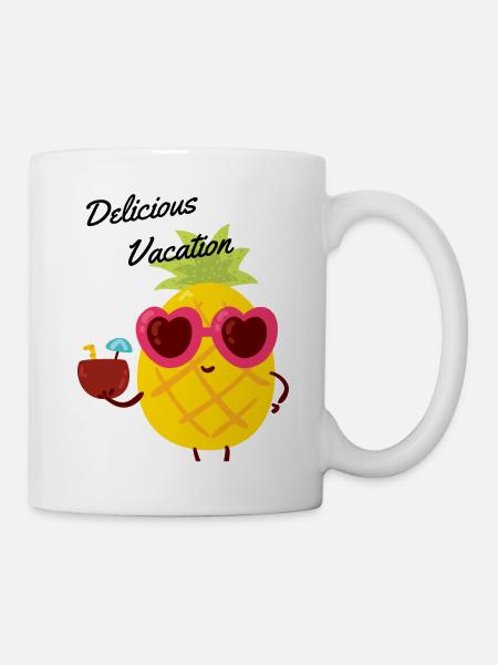 Delicious vacation - Mug - white