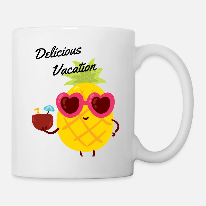 Köstlicher Urlaub - Tasse - Weiß