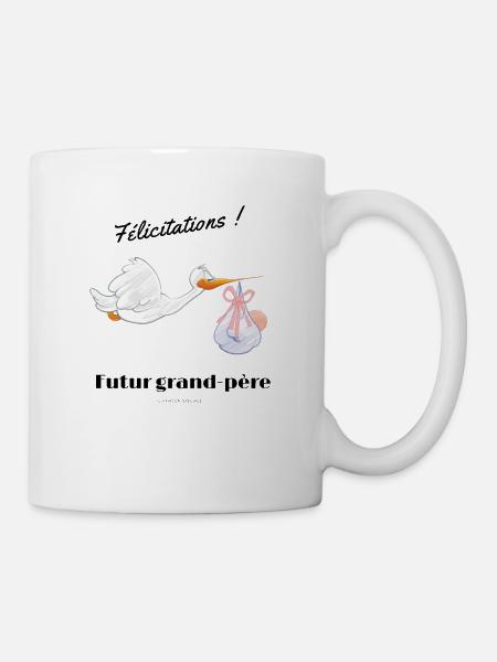 Futur grand pere - Mug blanc - blanc