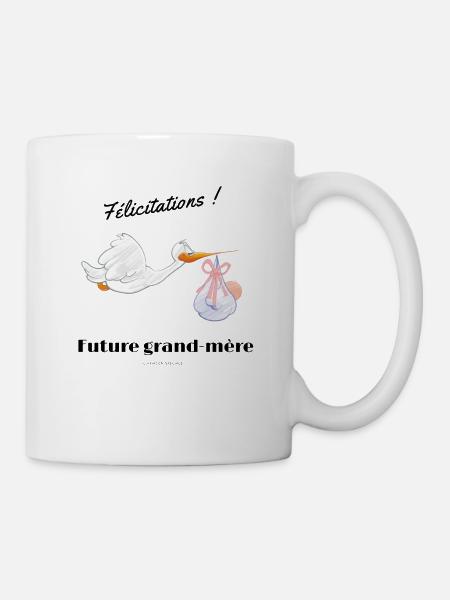 Future grand-mère - Mug blanc - blanc