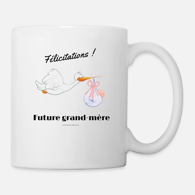 Future grand-mère - Mug blanc - blanc