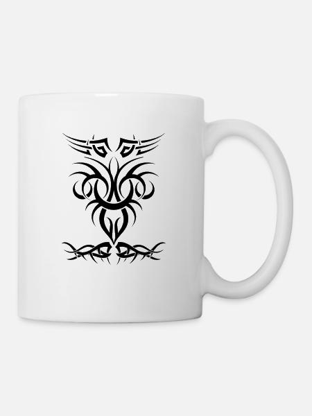 Tatouage tribal tribal - Mug blanc - blanc