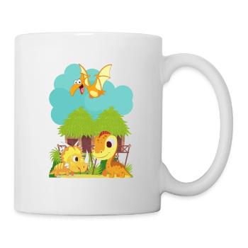 Dino children - Mug - white - Right