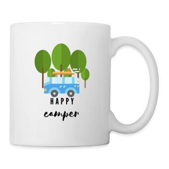 happy camper - road trip - - Mug blanc - blanc - Droite