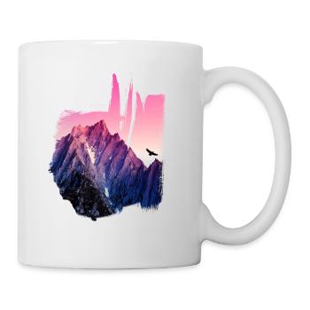 MN JEANS LONDON Mountain - Tasse - Weiß - Rechts