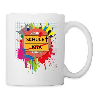 EINSCHULUNG - Schule KITA - Tasse - Weiß - Rechts