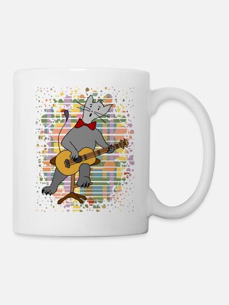 Chat - Mug blanc - blanc