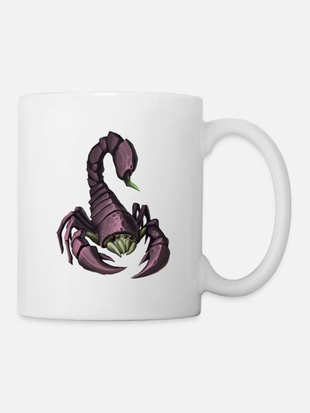 Skorpion - Tasse - Weiß