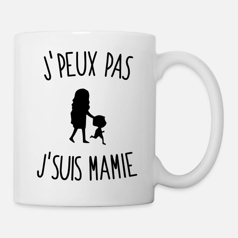 J'peux pas j'suis Mamie - Mug blanc - blanc