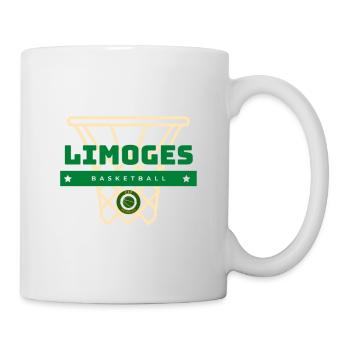 Limoges basketball - Mug blanc - blanc - Droite