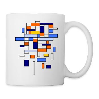 Order / disorder - Colored rectangles - Mug - white - Right