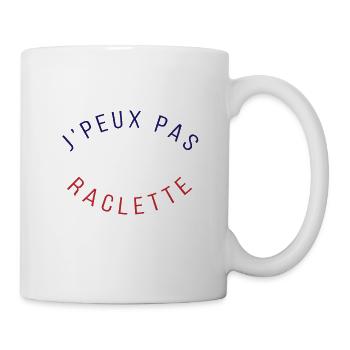 Je peux pas j ai raclette team raclette - Mug blanc - blanc - Droite