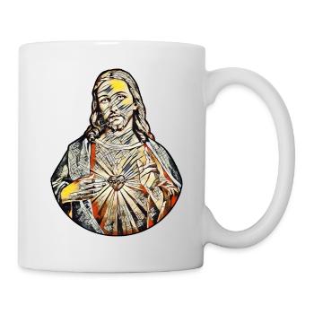 Jesus Christ * Jesus Christ * Christmas cracks - Mug - white - Right