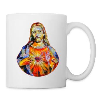 Peinture Jésus-Christ * Peinture Jésus-Christ - Mug blanc - blanc - Droite
