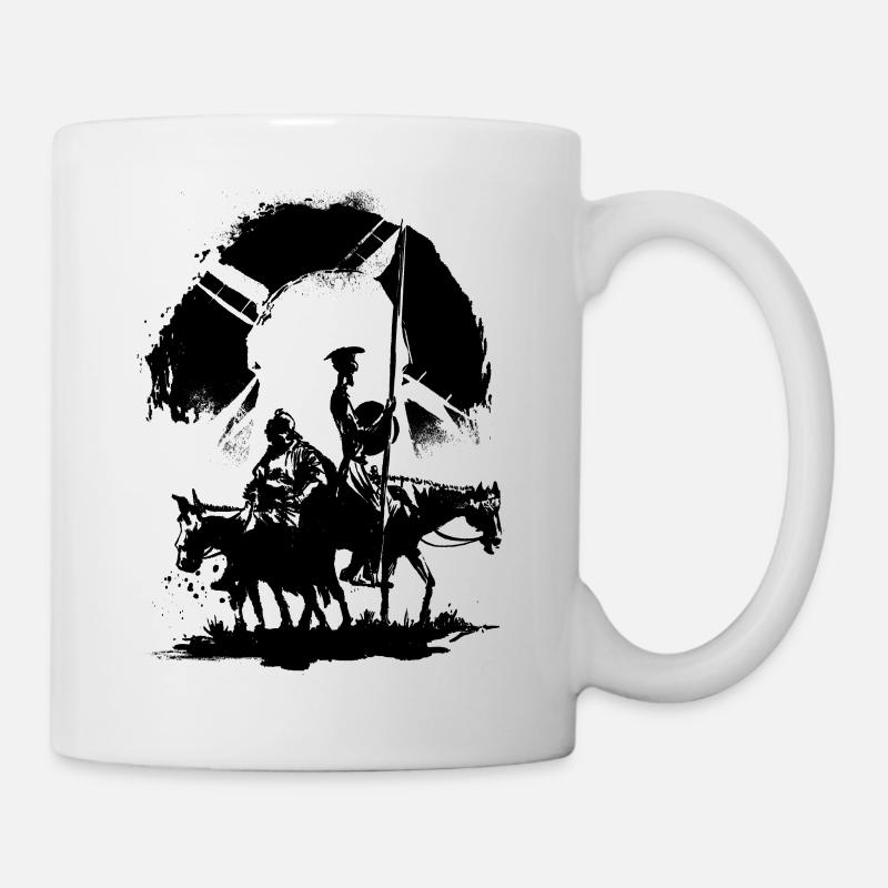 Don Quixote de la Mancha - Tasse - Weiß