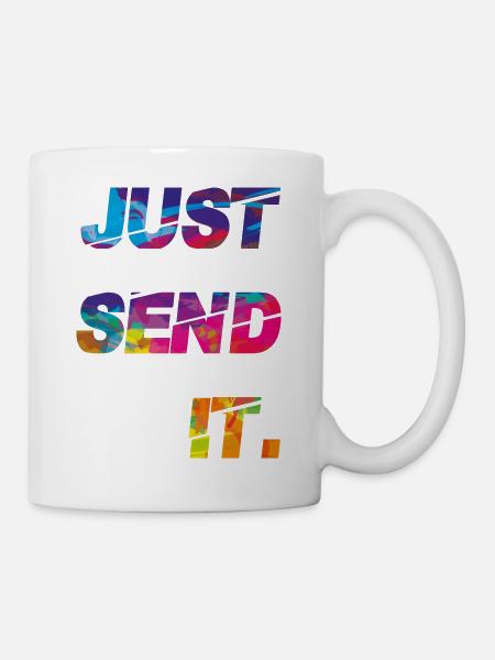 Send It , Hangloose Skater Just send it - Tasse - Weiß